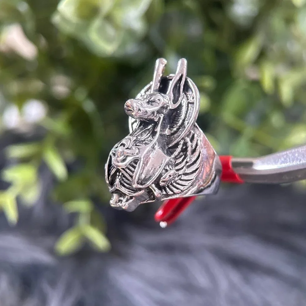 Silver Dragon‎ Ring